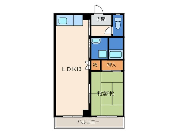 楢崎ビルの物件間取画像